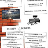 Bayview Pub Piatti