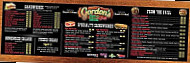 Gordon's Deli Grill menu