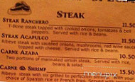 Las Margaritas menu