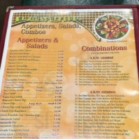 El Chapultepec Mexican menu