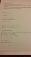 Locanda Piera menu