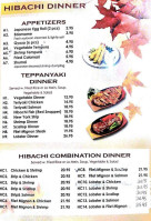 Ichiban Japanese Steak House  menu