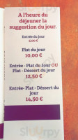 Le Victor Hugo menu