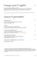 Maison Lameloise menu