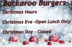 Buckaroo Burgers food