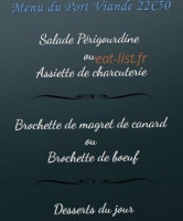 Hôtel Du Port menu