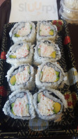 Orange Roll Sushi food