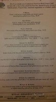 Wright's Family Steakhouse menu