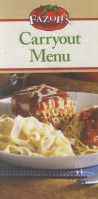 Fazoli's menu