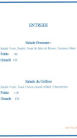 Le Du Golf menu