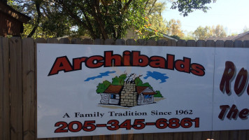 Archibald's Bbq food