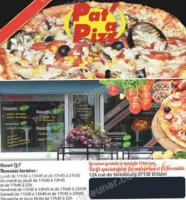 Pat À Pizz menu