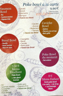 Brasserie Sain Bol menu