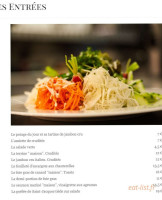 Cheval Blanc menu