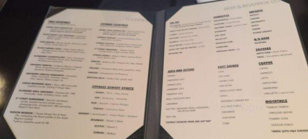 Hudson Essex menu