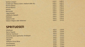 Forsthaus Schlich Gmbh menu