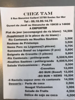 Chez Tam food