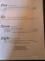 Riverwalk Breakfast menu