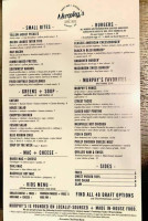 Murphy's Craftbar And Kitchen menu