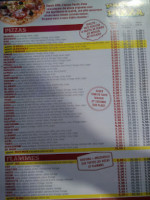 Pacific Pizza menu