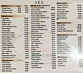 Moti Mahal Restaurant menu