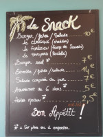 La Paillote menu