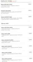 Superbe Pizza menu