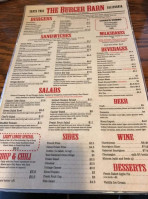 Burger Barn menu