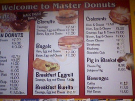 Master Donuts food