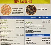 Domino's Pizza menu