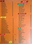 Curry House menu