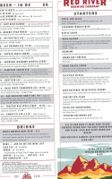 Red River Brewing Company Distillery menu