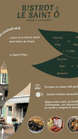 Le Saint Gilles menu