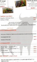 La Table Des Bouchers menu