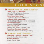 Cold Stone Creamery Piatti