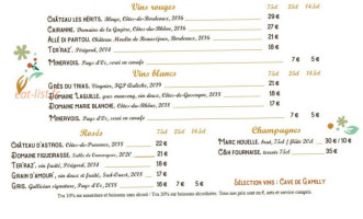 L'ecrin Aux Epices menu