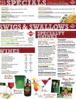 Park Place Sports Grill menu