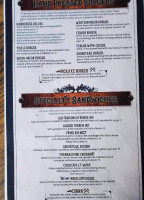 Grubsteak Mining Company menu