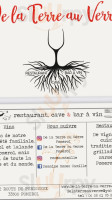 De La Terre Au Verre food