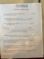 I-84 Diner menu