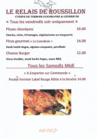 Le Relais De Roussillon menu