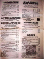 Main Street Diner menu