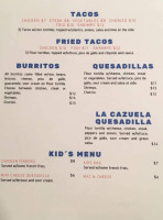 La Cazuela menu