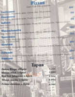 Us Pizza menu