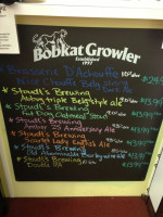 Bobkat Liquors menu