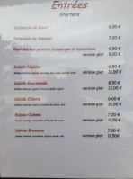 Lac'asa menu