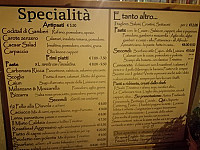 Desideri E Auguri menu