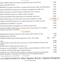 Le Léo menu