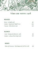 Relais Boccador menu