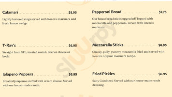 Rocco's Pizza Of Nixa menu